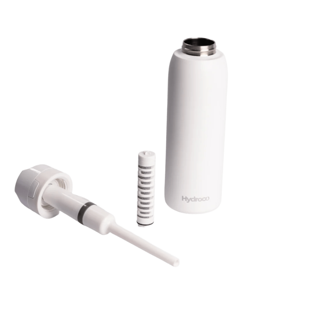 Hydroco Atlas Filter Bottle - White - HydrocoWhite